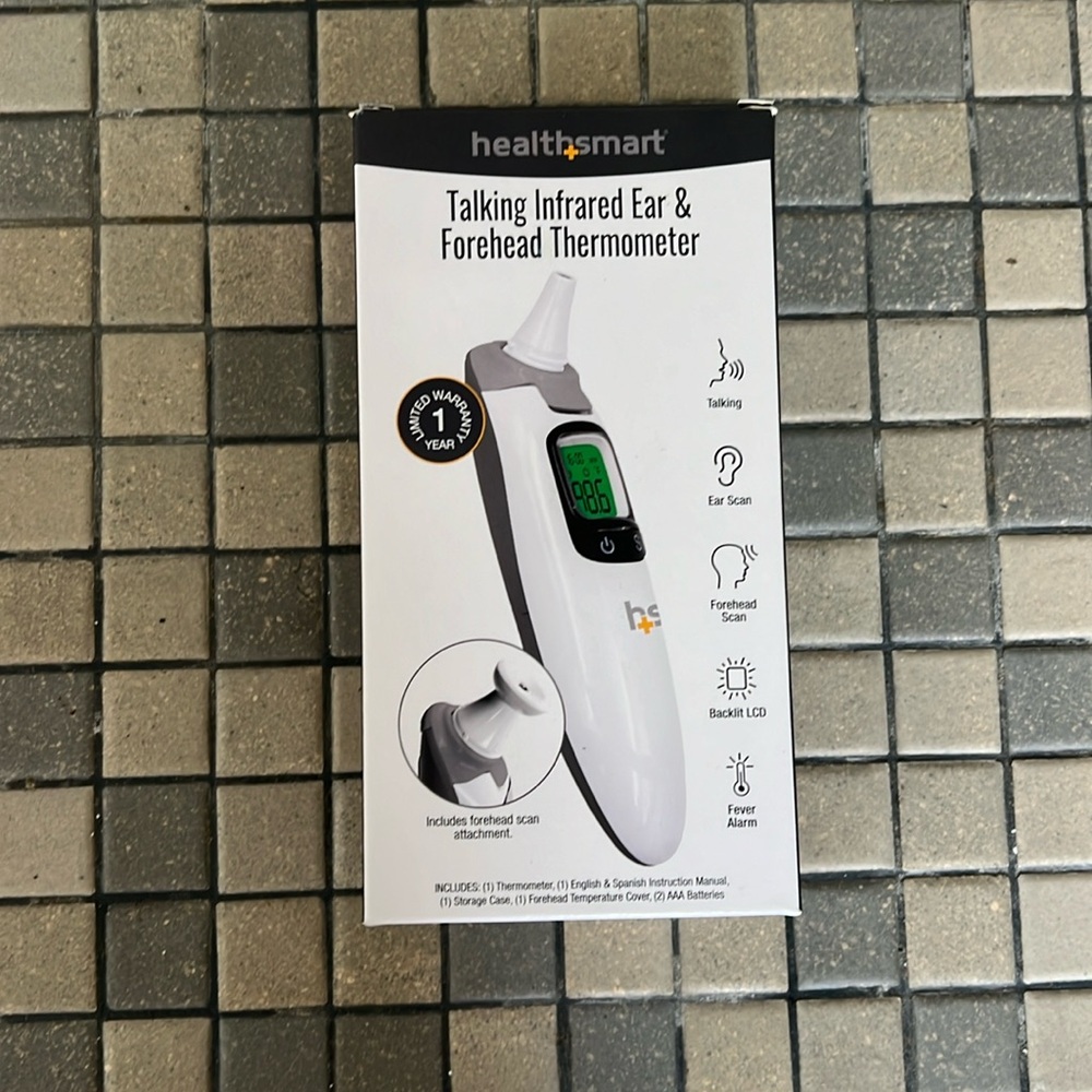 Healthsmart Talking Infrared Ear & Forehead Thermometer